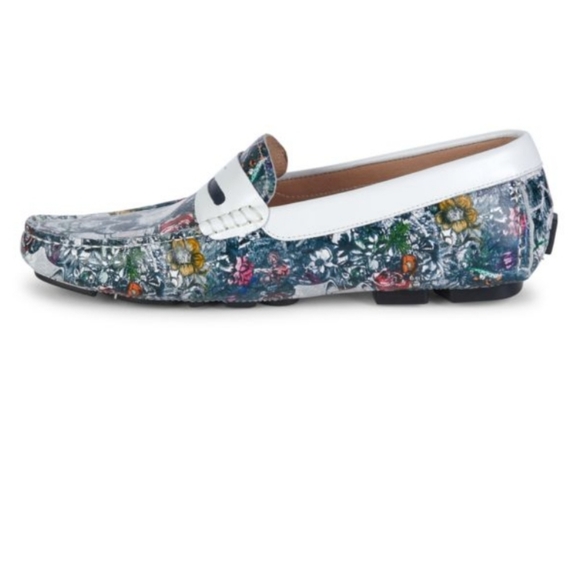NWOT Robert Graham Thrill Skull Leather Driving Loafers size 9.5 main image 8